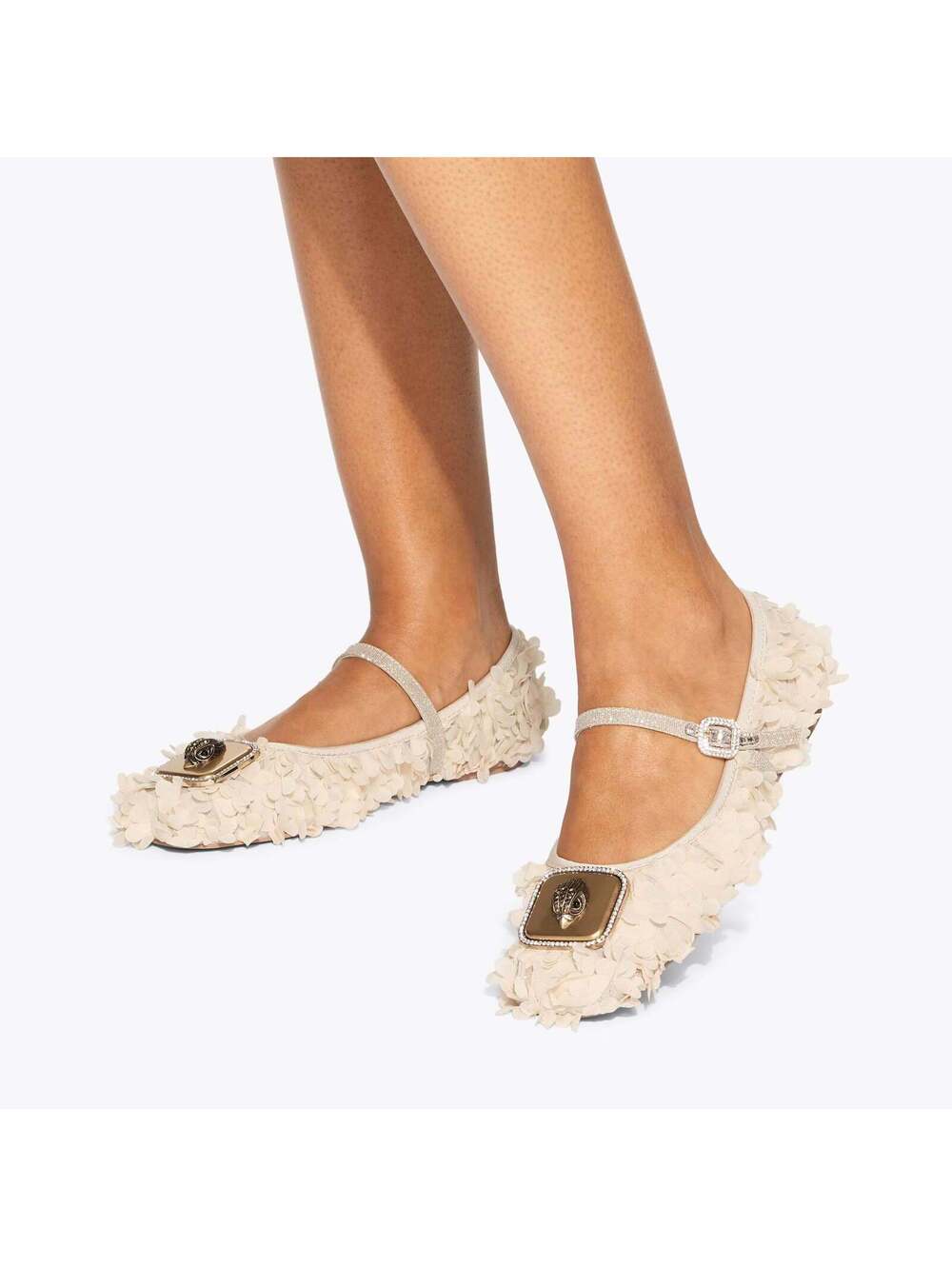 Kurt Geiger Pimlico Ballerina Beige Combination EU 39 / US 8